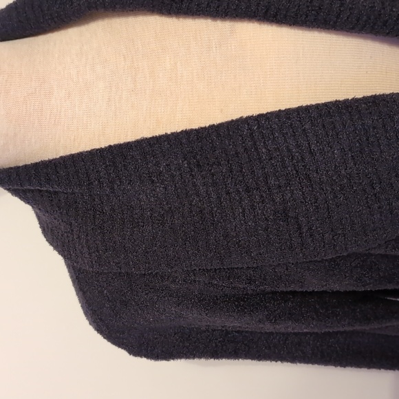 Barefoot Dreams Navy Knit Cardigan Sweater - Picture 7 of 11